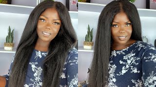 *Halloween Sales* The Most Realistic & Affordable Natural Kinky Straight Hd Lace Front Wig | Yoowigs