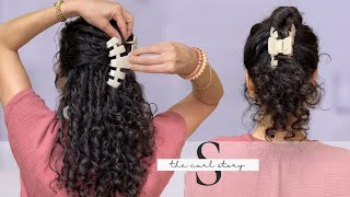 Half-Ups & Updos * Claw Clip Hairstyles With Tiny, Medium & Large Claw Clips