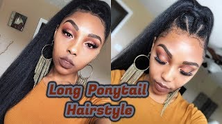 Protective Style | Long 30" Ponytail Hairstyle