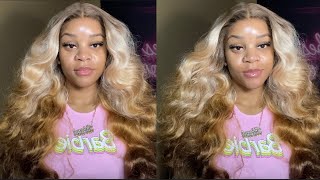 New Synthetic Lace Front Wig | Outre Arlena 26" Ft. Ebonyline | Badgyalkey