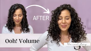 Ooh! Adding Volume To Wavy Curly Hair Without Frizz