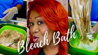 How To Do A Bleach Bath Method | Water Color Copper Auburn Hair | Starpollyanna
