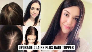 Hair Topper101| How To Apply A Hair Topper With Halo-Wire