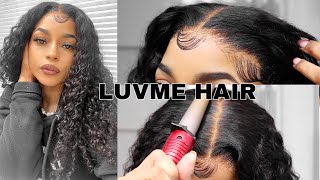 Pre-Plucked 5 X 5 Lace Front Deep Wave Wig From Luvme Hair :: Unboxing + Install ||  Ariana.Ava