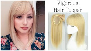 Vigorous Straight Blonde Hair Topper *Review* (Find It On Amazon) Only $23!! | Life As Marisol