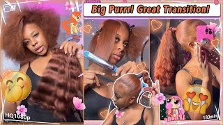 Ponytail Slayer Time! Colored Hair Weave To Sleek Ponytail | Beginners Friendly Ft.#Elfinhair