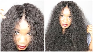 Invisible V Part Wig No Leave Out Crotchet Illusion, No Lace, No Glue | Reshine Hair