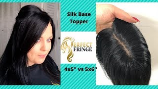 4X5" Vs 5X6" Silk Base Topper! Hairpiece For Hair Loss & Thin Thinning Alopecia | Hair Hac