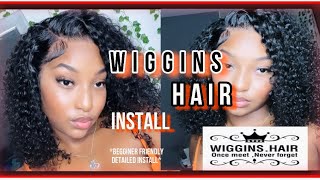 Wiggins Hair * Wig Install | 16In Curly Bob 13X4 Lace Frontal !!