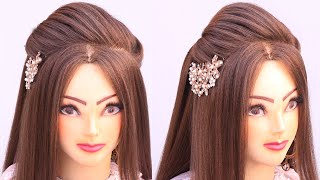 2 Easy Open Hairstyle For Wedding L Bhai Dooj Hairstyle L Front Variation L Kashee'S Hairstyles