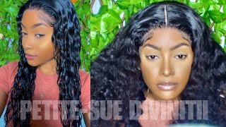 The Prettiest Deep Wave Lace Front Wig Ft. Ali Grace Hair | Petite-Sue Divinitii