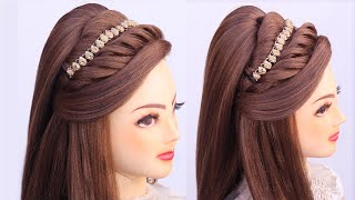 New Open Hairstyle For Wedding L Passion Twist L Wedding Hairstyles For Girls L Engagement Look