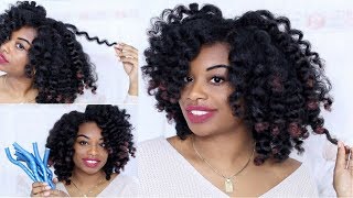 Flexi Rods On Natural Hair | Type 4 Heatless Curls