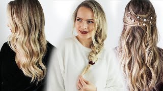 3 Days Of Holiday Hairstyles (Long And Short Hair!!) - Kayleymelissa
