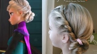 Elsa'S Coronation Hairstyle Disney'S Frozen!!