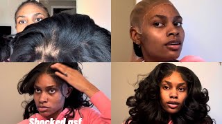 Installing $59 Lace Front Wig |First Time| Sensational Latisha What Lace Wig Its Synthetic!?!