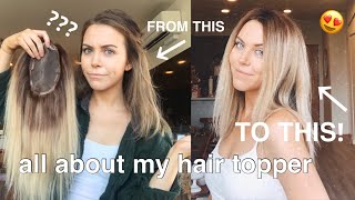 All About My Hair Topper | Halo Couture "The Fall" Hair Extension | Demo, Review & Faqs!