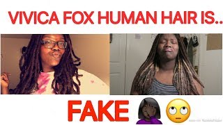 Vivica Fox Afro Kinky Hair Is Fake !!!!