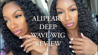 *Must Have * Best Alipearl Hair | Deep Wave Lace Front Wig + Review & Install