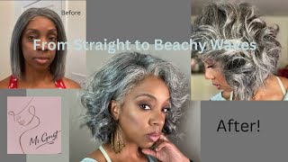 From Straight To Beachy Waves W/ @Ms Greyt  Wigs!!