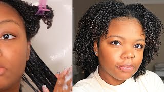 Wash N Go In Shower On Natural Hair Ft. Camille Rose Curl Maker
