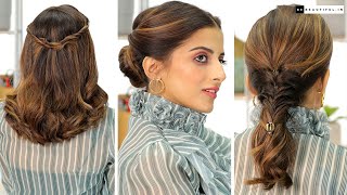 Office Hairstyles For Zoom Calls | Quick & Easy Hairstyles For Work From Home | Be Beautiful