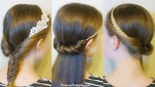 3 Quick And Easy Hairstyles For School Using Headbands