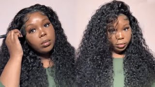 Best Seller! Watch Me Install My  Deep Wave Lace Frontal Wig #Alipearlhair