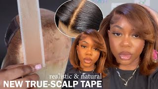 Hairvivi *New* True Scalp Tape Wig| Most Realistic Bob Wig For Fall