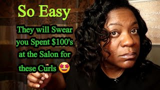How I Get These Heatless Waves/Curls On My Silk Pressed Hair