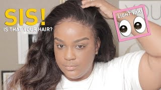 Light Yaki Lace Front | Queen Weave Beauty Ltd  (The Best Hair Ever?) | Itsagoldenlifestyle