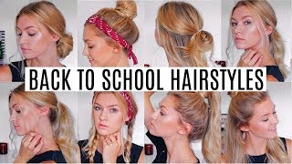 Easy 1 Minute Hairstyles For School