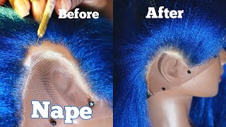 How To Ventilate The Nape Of Your Wig | Hair Ventilation