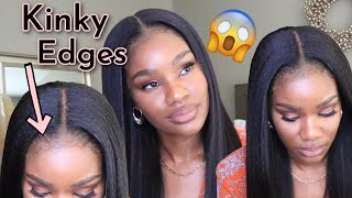 Kinky Edges?? On A Lace Wig?!? Omg Must See!! Super Realistic!! Twingodesses | Feat. Ilikehair