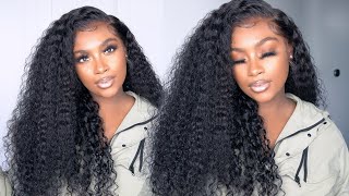 Undetectable Skin Melt Clear Lace Water Wave Brazilian 13X6 Lace Front Wig|Ywigs