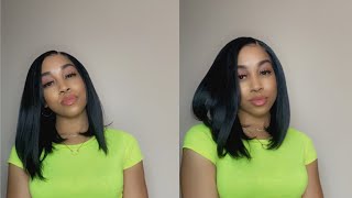 Outre Synthetic Pre-Plucked Hd Transparent Lace Front Wig Every 13