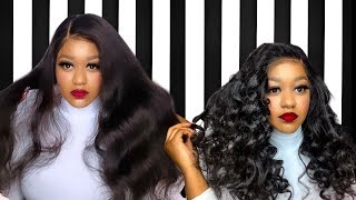 How To: Apply & Style Lace Frontal Wig | Bomb Dot Com Hair | Salon In A Bag
