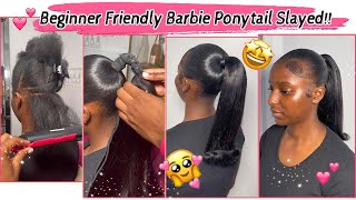 Steps To Get Perfect Barbie Ponytail! Hair Tutorial For Extended Pony, Beginner Friendly #Elfinhair