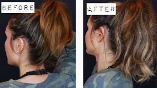 How To Add Volume To Your Ponytail | Bellami Clip-In Hair Extensions