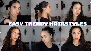 Easy Heatless Hairstyles *Pinterest Inspired* || 2022