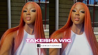 Fall Must Have: Takeisha Wig By Sensationnel | Only $30 Dollas (Ginger Red)