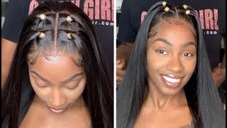 90'S Style Lace Frontal Install! (Vipwig)