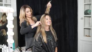 How To Cut Lauren Ashtyn Collection Luxury Hair Topper Volume Extension Root Coverage