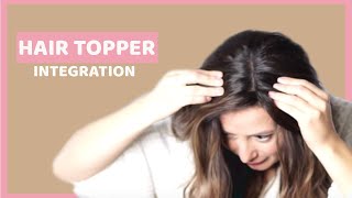 How To Apply A Hair Topper | How To Make Hair Toppers Look Natural