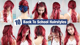 10 Back To School Hairstyles L Quick & Easy Hairstyles For School