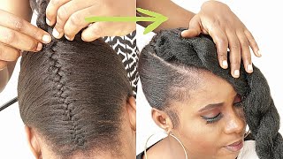 Quick And Easy Natural Hairstyle You Want To Try Now / Protective Style