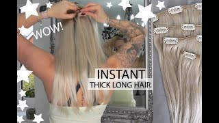 Clip In Hair Extension Transformation!!!