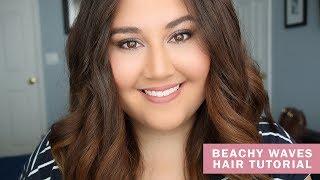 How To: Everyday Beachy Waves For Thick Hair | Meagan Aguayo