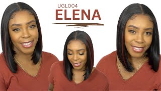 Laude & Co Synthetic Hair 13X4 Hd Lace Frontal Wig - Ugl004 Elena --/Wigtypes.Com