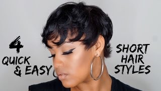 Quick & Easy Short Hair Styles